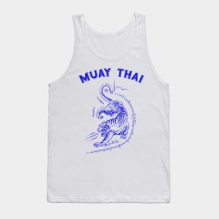 Muay Thai Tiger Sak Yant Tattoo Kickboxing Thailand Tank Top